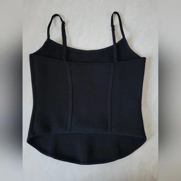 ARITZIA Sculpt Knit boustier camisolein black - Picture 12 of 12